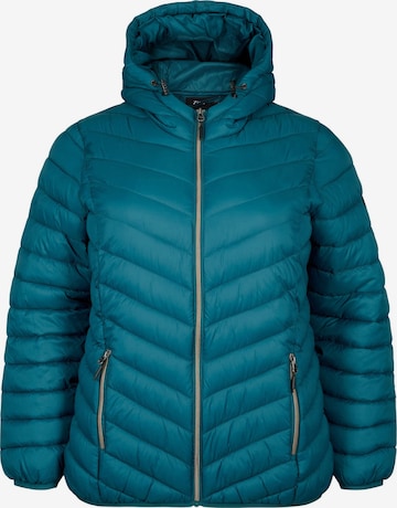 Zizzi Jacke 'SALLY' in Blau: predná strana