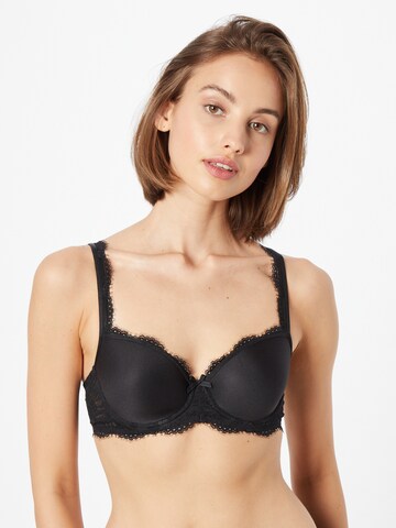 Mey Push-up Bra 'Amazing' in Black: front