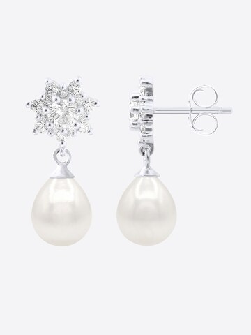 Ateliers Saint Germain Earrings 'Saint Aygulf' in White: front