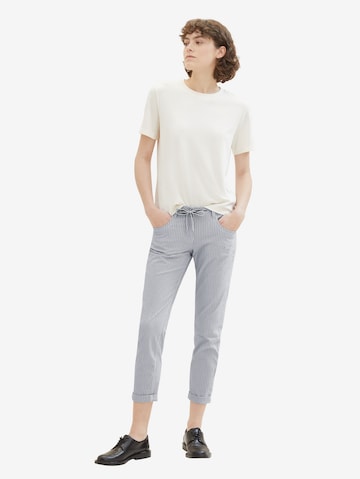 Regular Pantalon TOM TAILOR en bleu