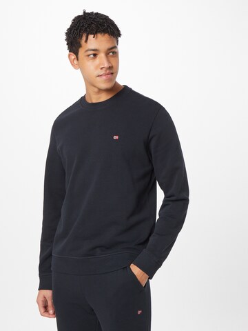 NAPAPIJRISweater majica 'BALIS' - crna boja: prednji dio