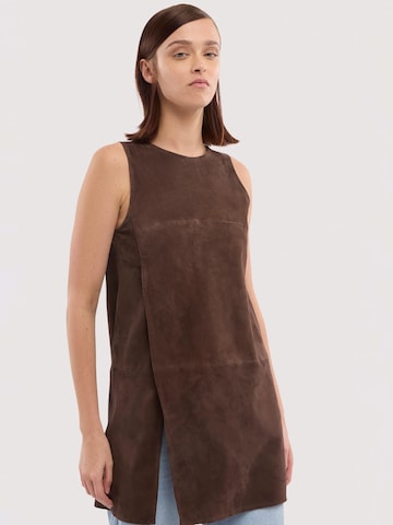 Trussardi - Top en marrón