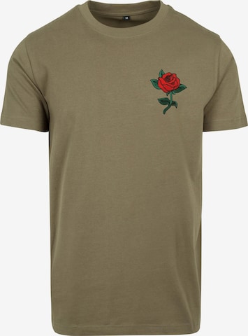 Mister Tee Shirt 'Rose' in Green: front