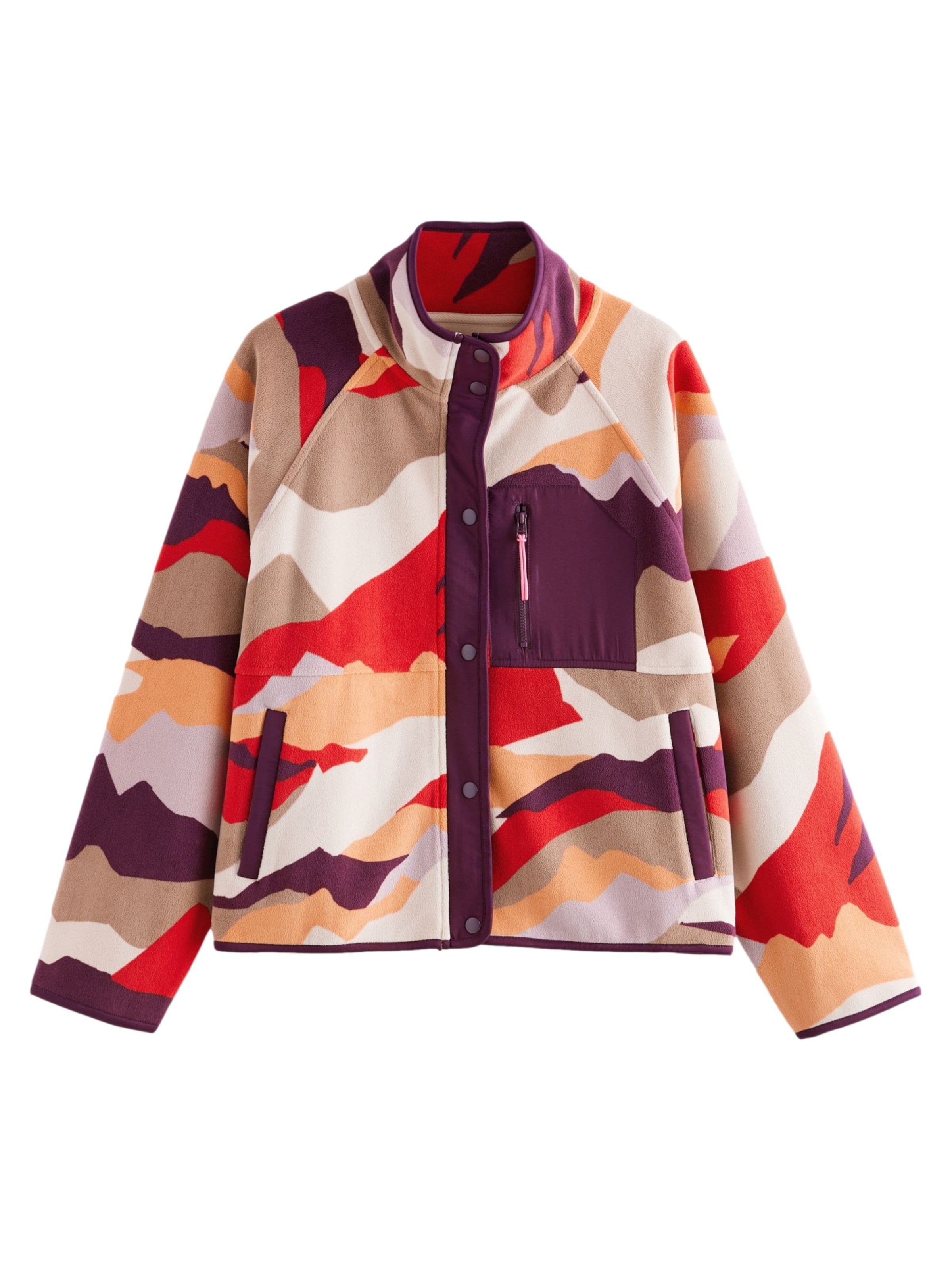 raudona Next Flisinis džemperis: priekis