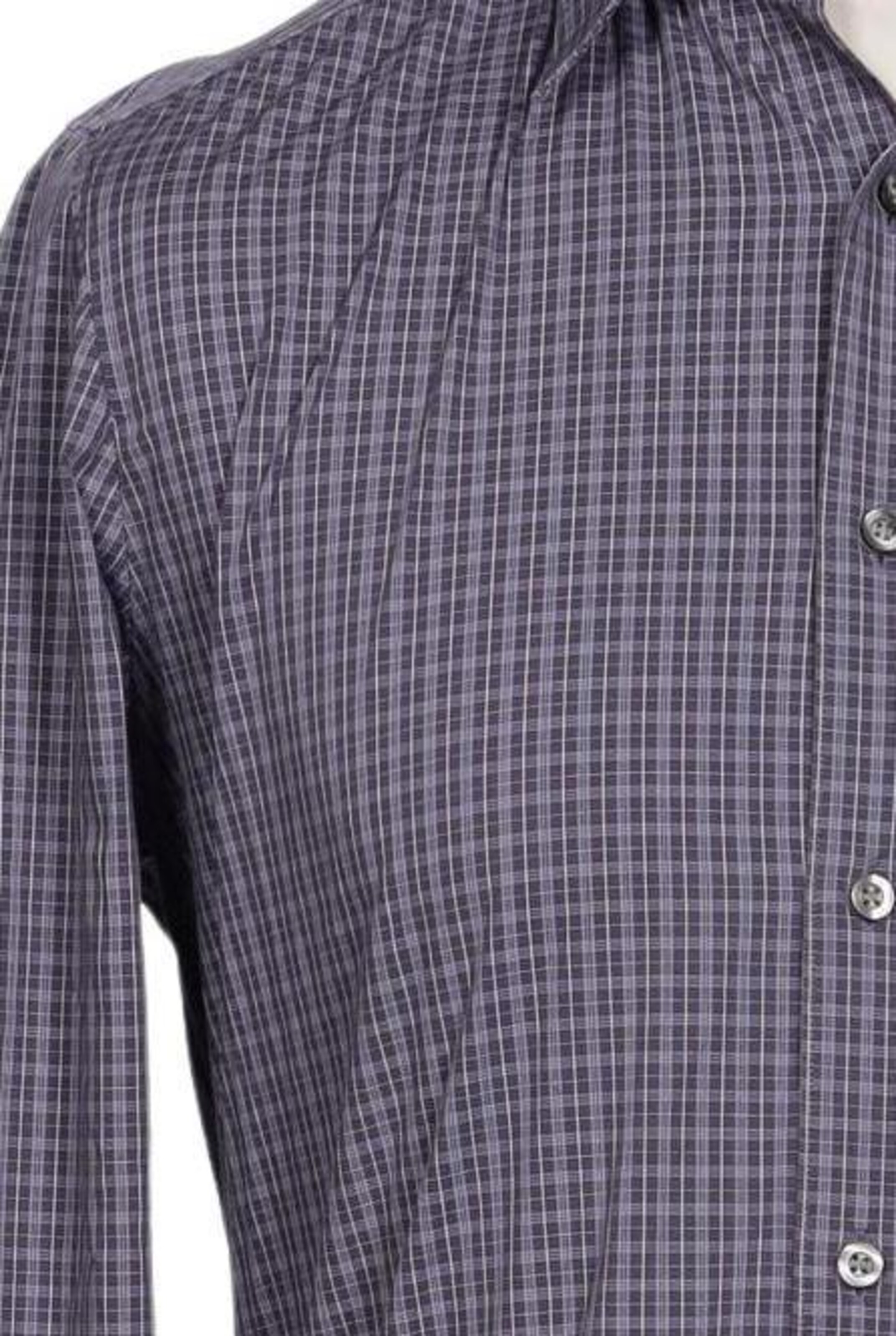 OLYMP Button Up Shirt in M in Blue