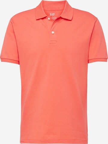 GAP Regular Fit Poloshirt in Orange: predná strana