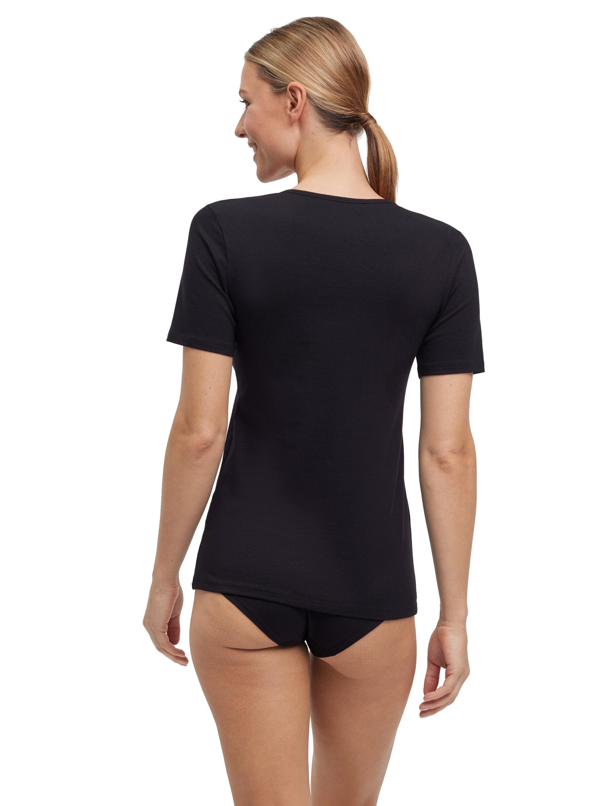 FALKE Undershirt '2-Pack' in Black