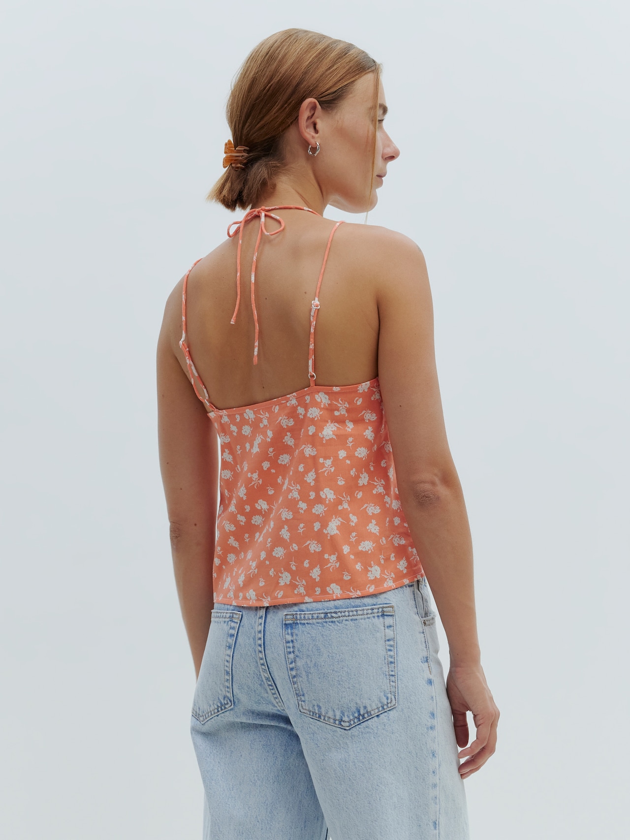 EDITED Produits Haut 'Allie' orange chiné