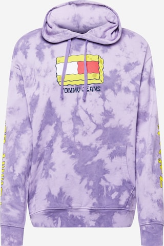 Tommy Jeans Sweatshirt 'SPONGEBOB' in Lila: predná strana