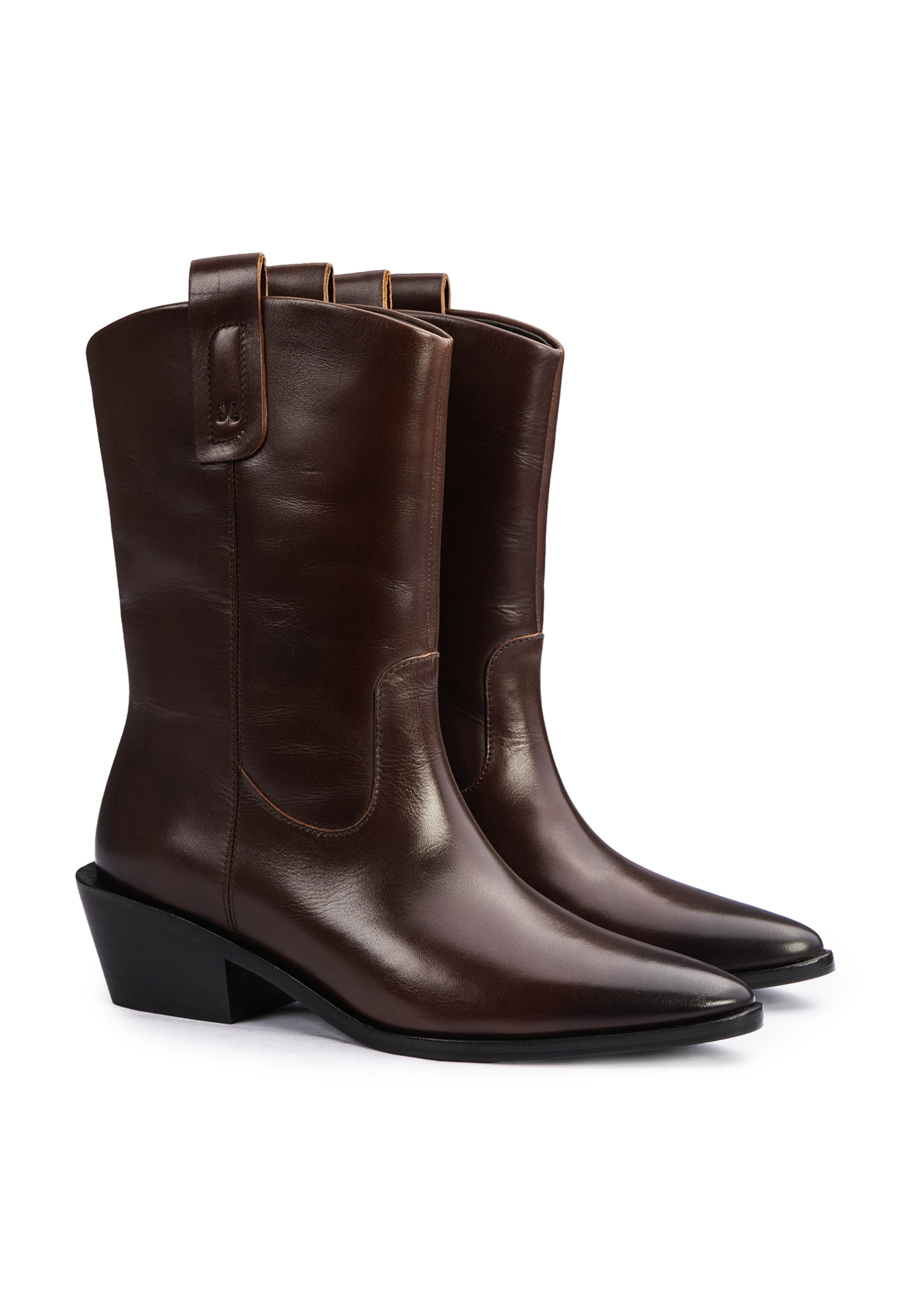 Bottes de cowboy LLOYD en marron