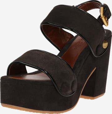See by Chloé Sandals 'Galy' in Brown: front