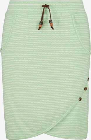 Alife and Kickin Skirt 'LucyAK' in Green: front