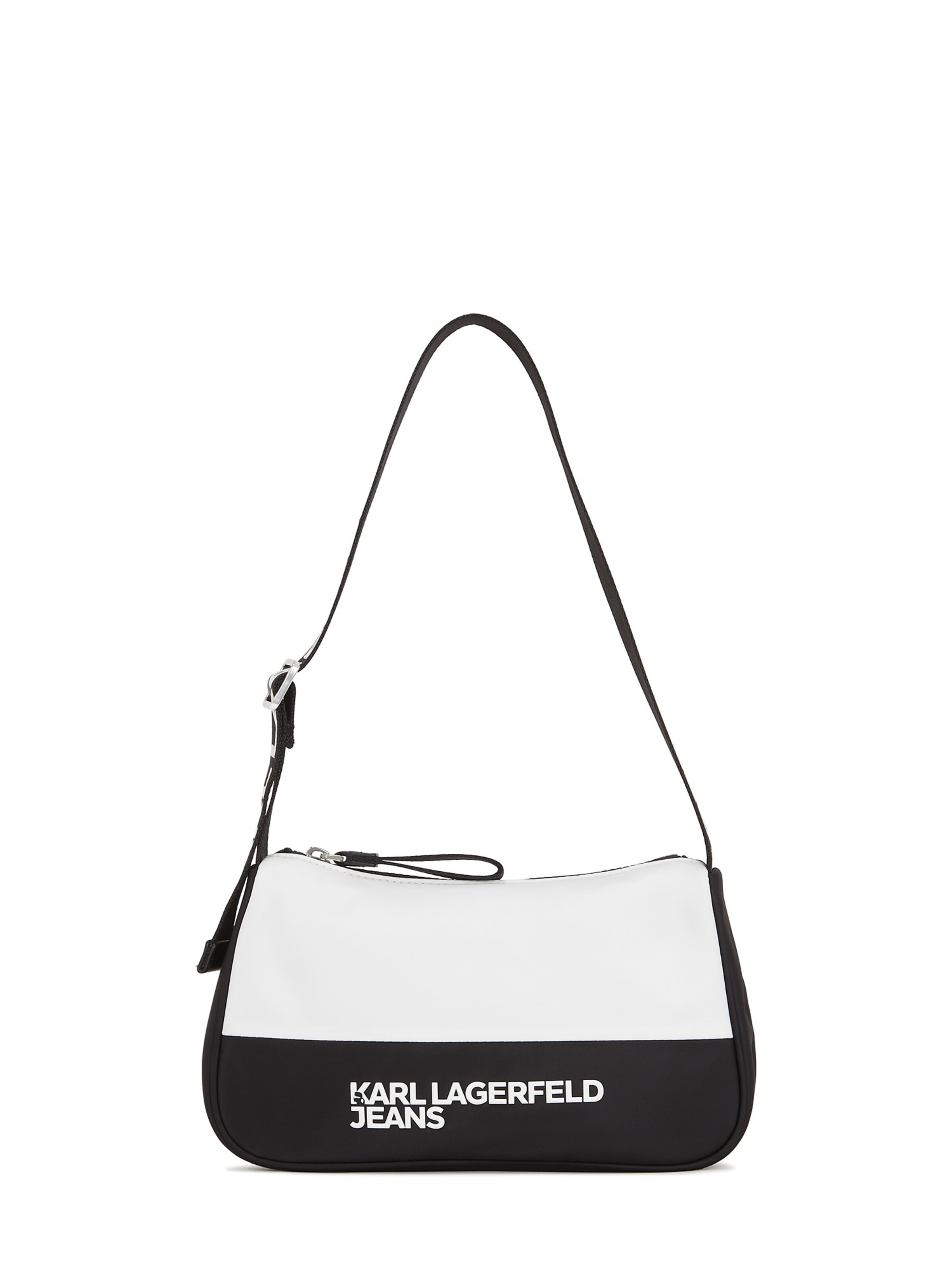 Geantă de umăr de la KARL LAGERFELD JEANS pe alb: față