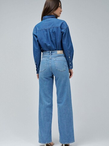 Salsa Jeans Wide Leg Jeans 'Faith Wide' in Blau