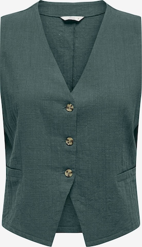 ONLY Gilet 'ONLTIZANA' in Groen: voorkant