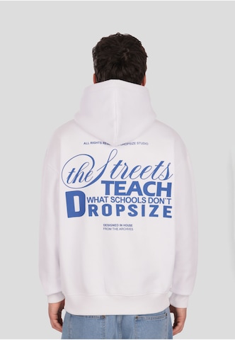 Dropsize Sweatshirt in Wit: voorkant
