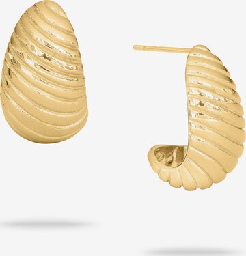 Echtzeit Earrings in Gold: front