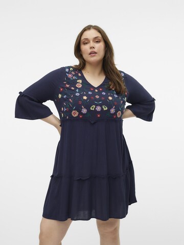 Vero Moda Curve Jurk 'SINA ' in Blauw