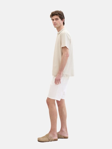 balta TOM TAILOR Standartinis „Chino“ stiliaus kelnės
