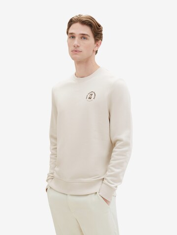 Sweat-shirt TOM TAILOR en beige