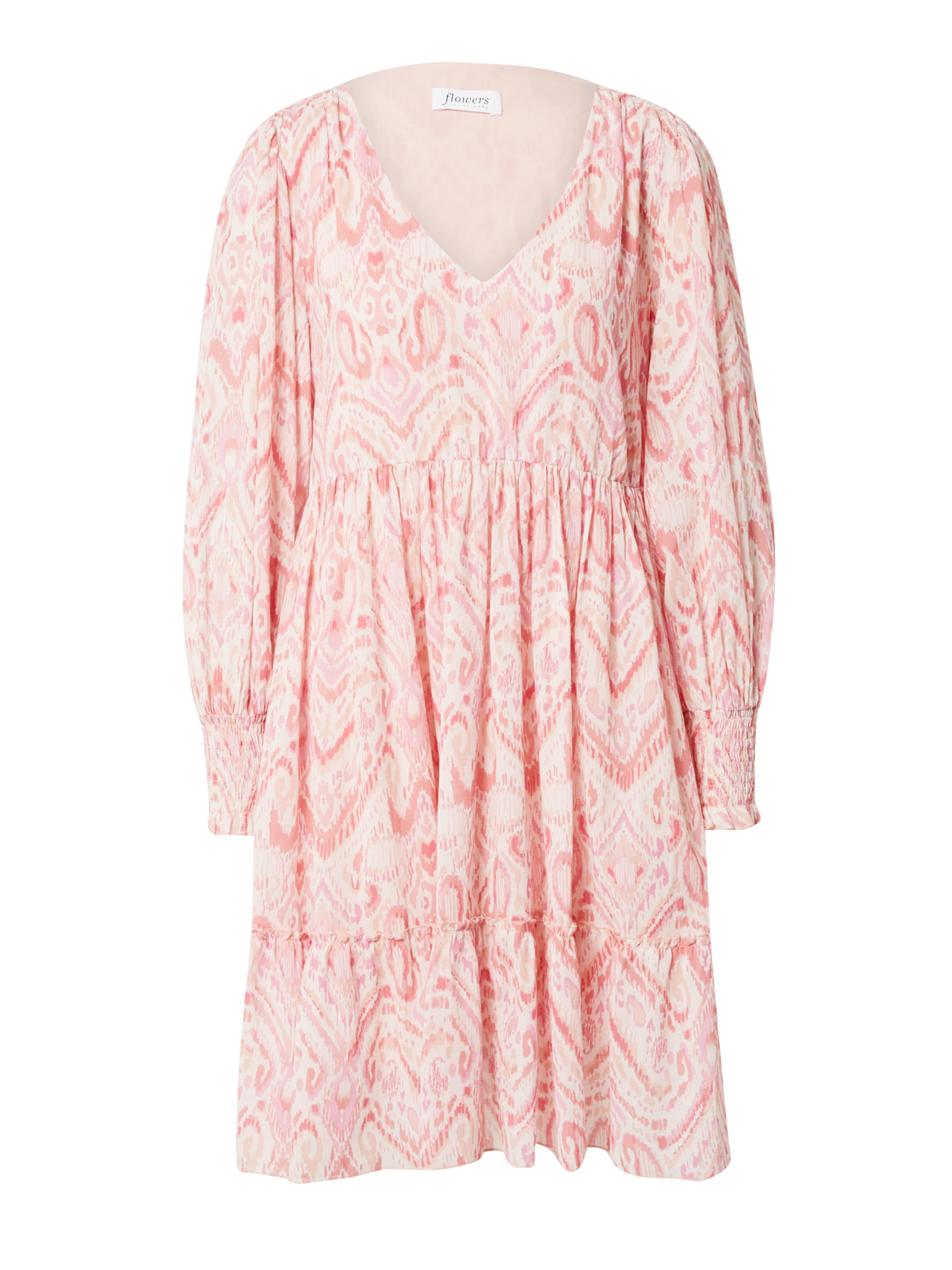 Flowers for Friends Kleid in Orange: Vorderseite