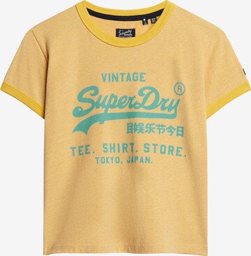 Superdry Shirt in Geel: voorkant