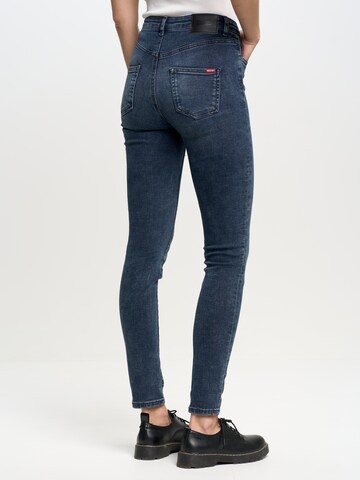 BIG STAR Skinny Jeans 'CLARA' in Blauw