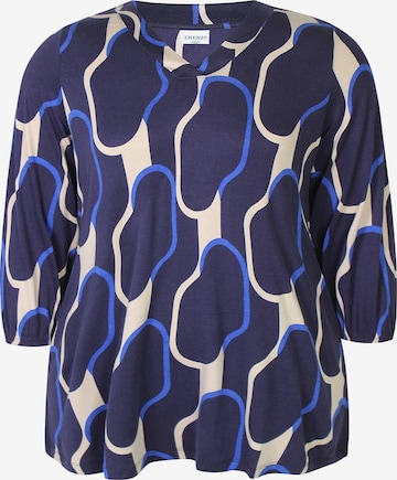 Zhenzi Bluse 'Sylva 1432' in Blau: Vorderseite