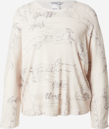 Pull-over 'Mi44na' ZABAIONE en beige : devant