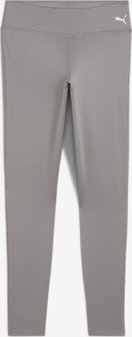 Skinny Pantalon de sport PUMA en gris : devant