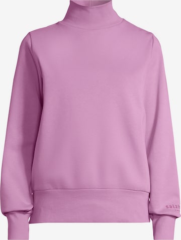salzhaut Sweatshirt 'SCHANTERN' in Pink: Vorderseite