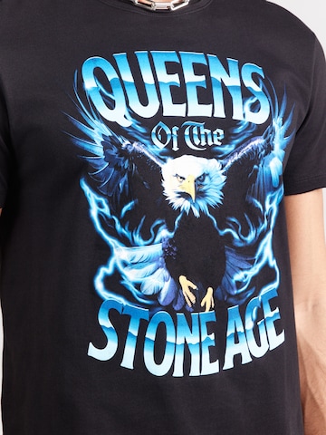 AMPLIFIED Shirt 'QTSA - Eagle' in Zwart