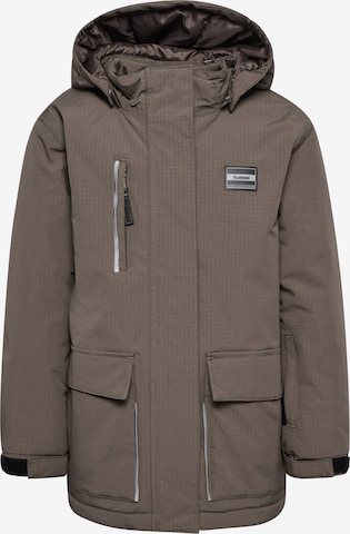 Hummel Sportjas in Bruin: voorkant