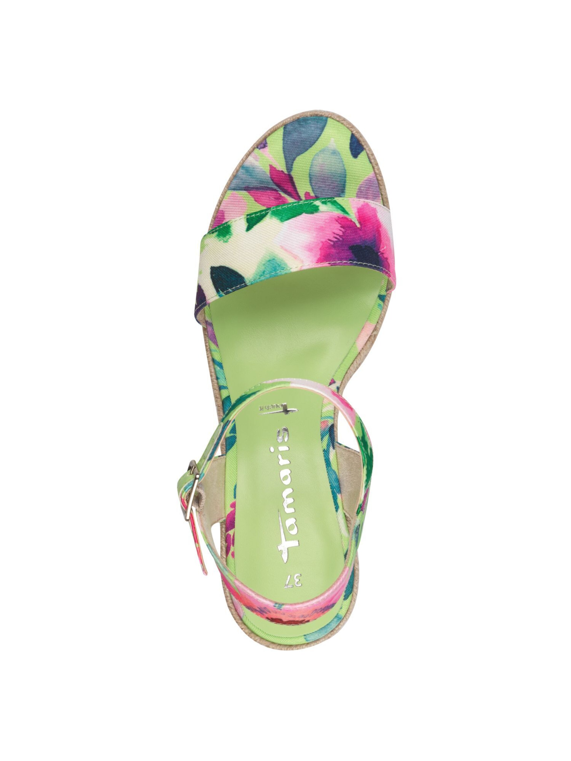 Tamaris Sandaal in Groen