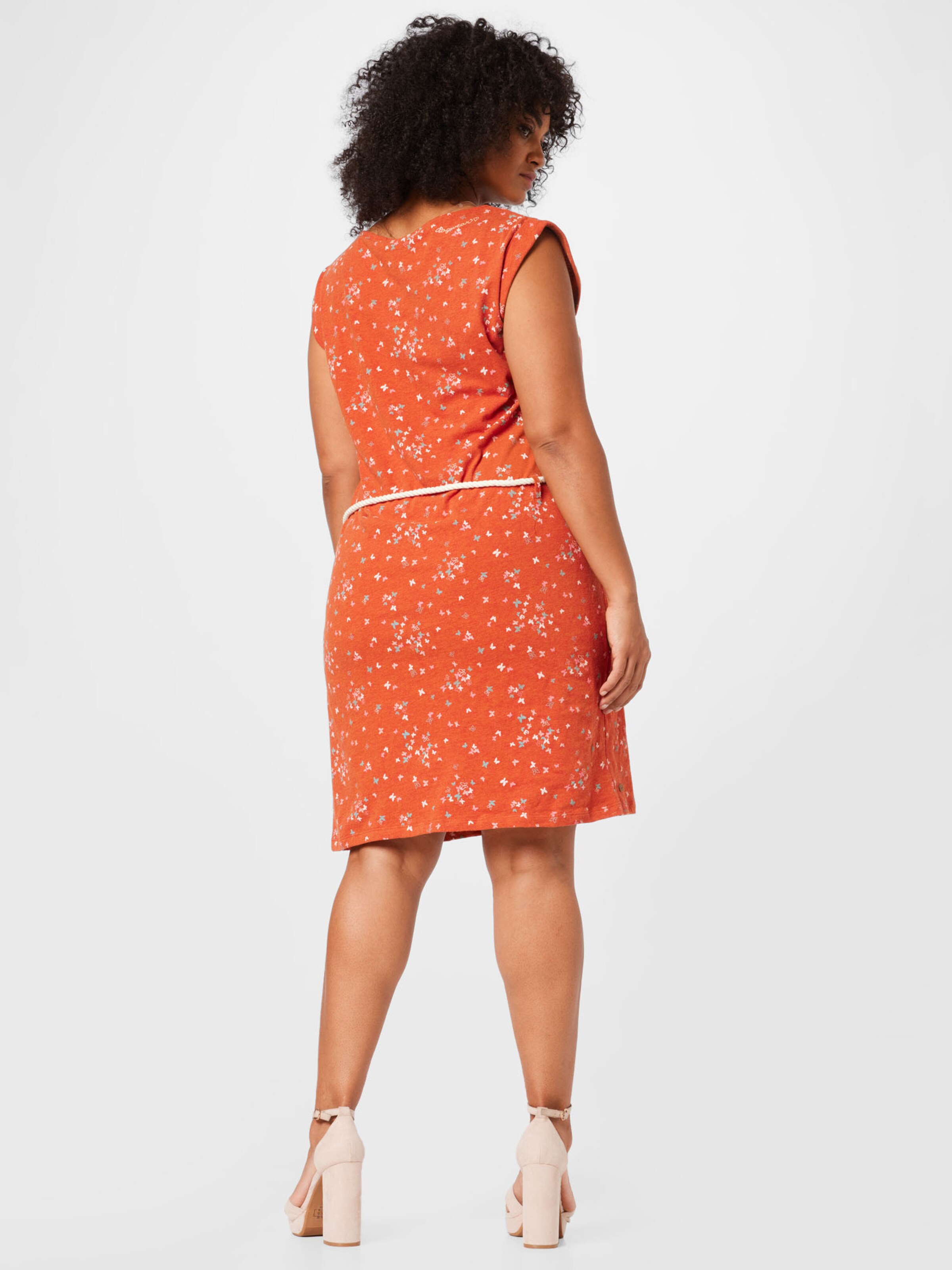 Frauen Große Größen Ragwear Plus Kleid 'TAMY' in Orangerot - QV43605 Frauen Große Größen Ragwear Plus Kleid 'TAMY' in Orangerot - QV43605