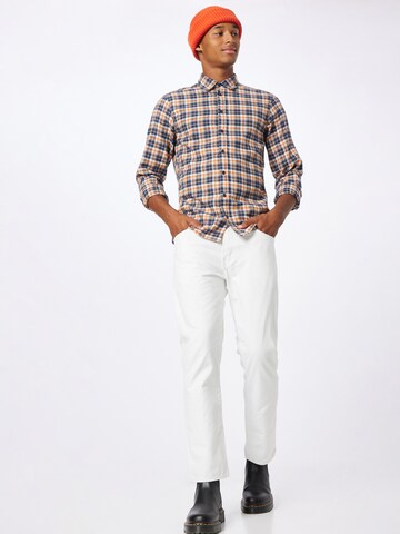 BLEND Regular fit Button Up Shirt in Blue