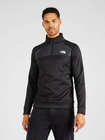 THE NORTH FACE - Jersey deportivo en negro: frente