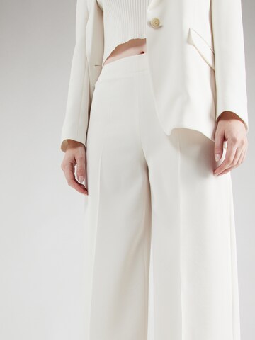 DRYKORN Wide leg Pleated Pants 'BEFORE' in White