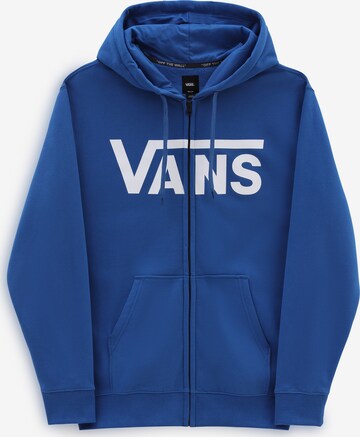 VANS Кофта на молнии в Синий: спереди