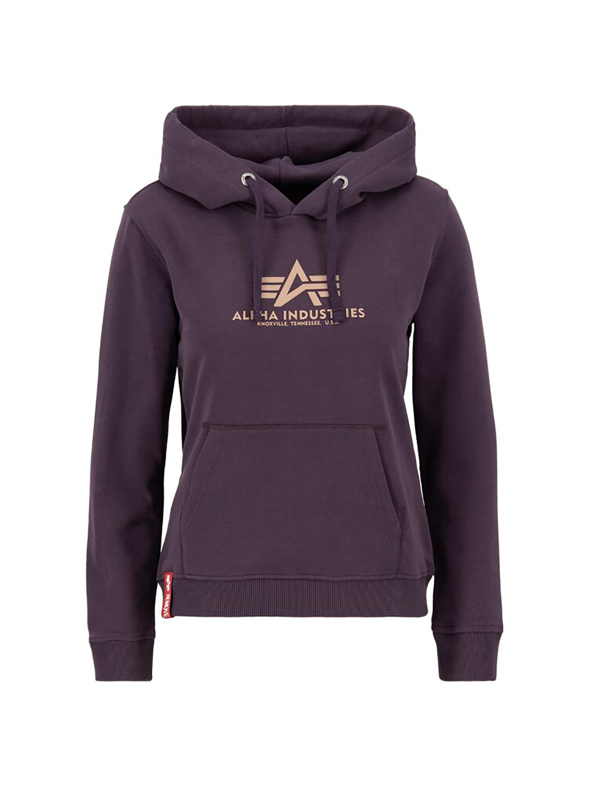 ALPHA INDUSTRIES Sweatshirt 'Basic' in Purple: front