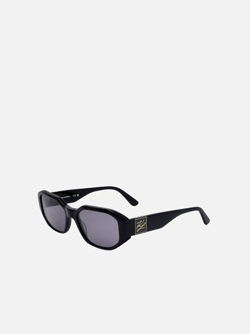 Karl Lagerfeld - Gafas de sol en negro: frente