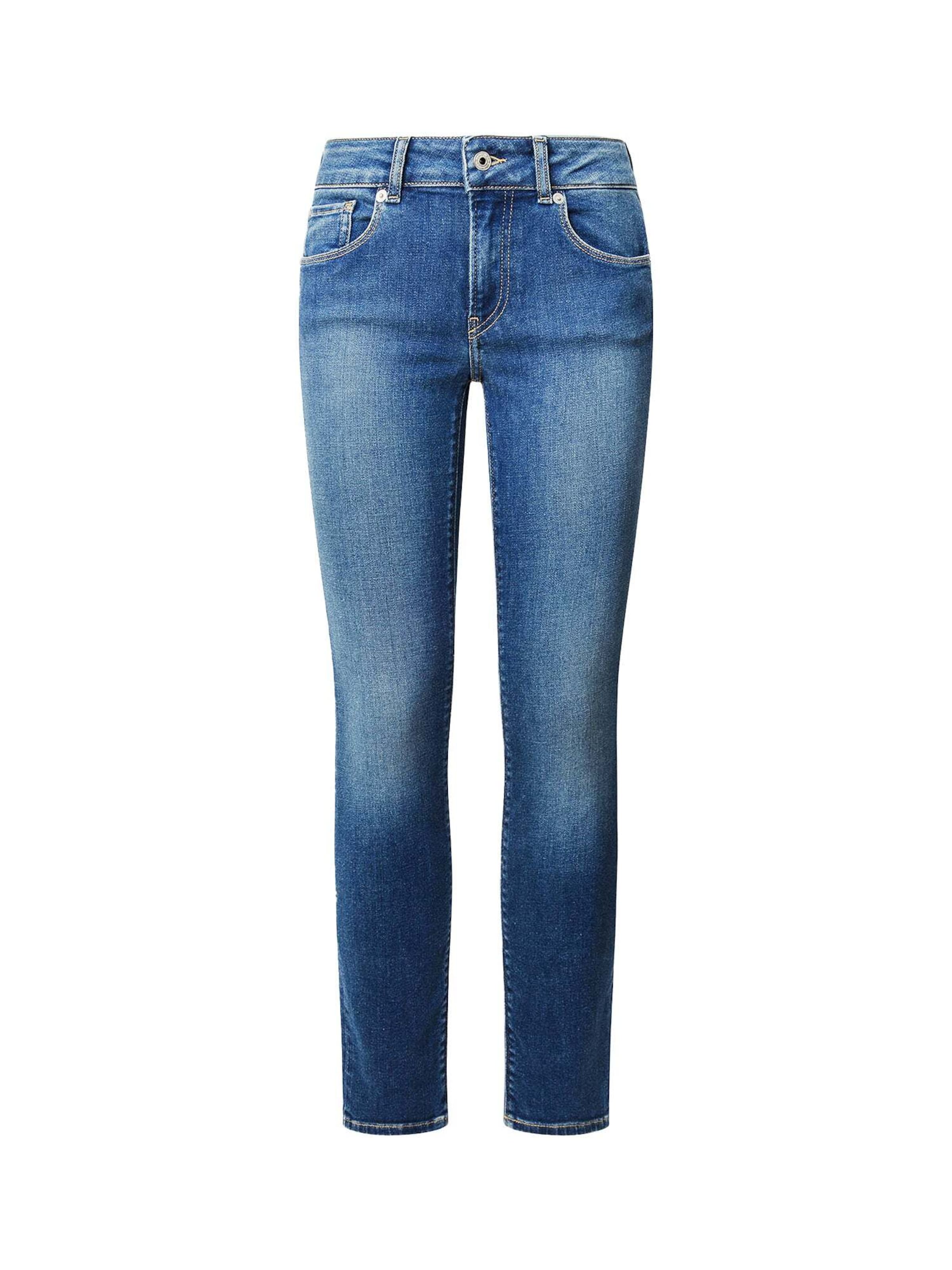 Pepe Jeans Slim fit Jeggings in Blue: front