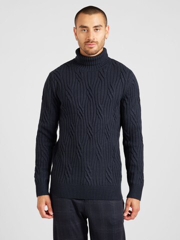 Matinique Pullover 'Roll' in Blau: Vorderseite