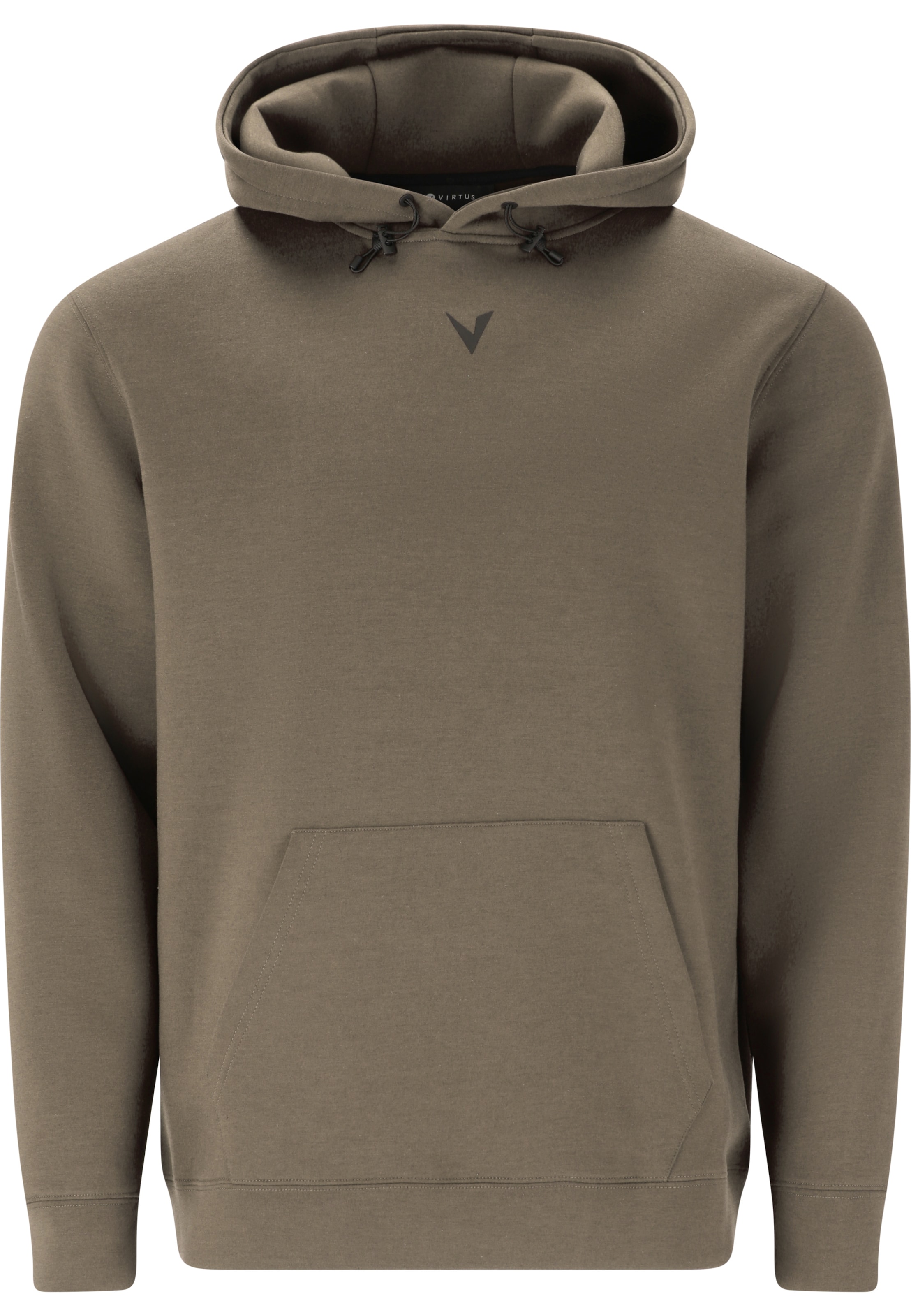 Virtus Sportsweatshirt 'Taro' in Braun: Vorderseite