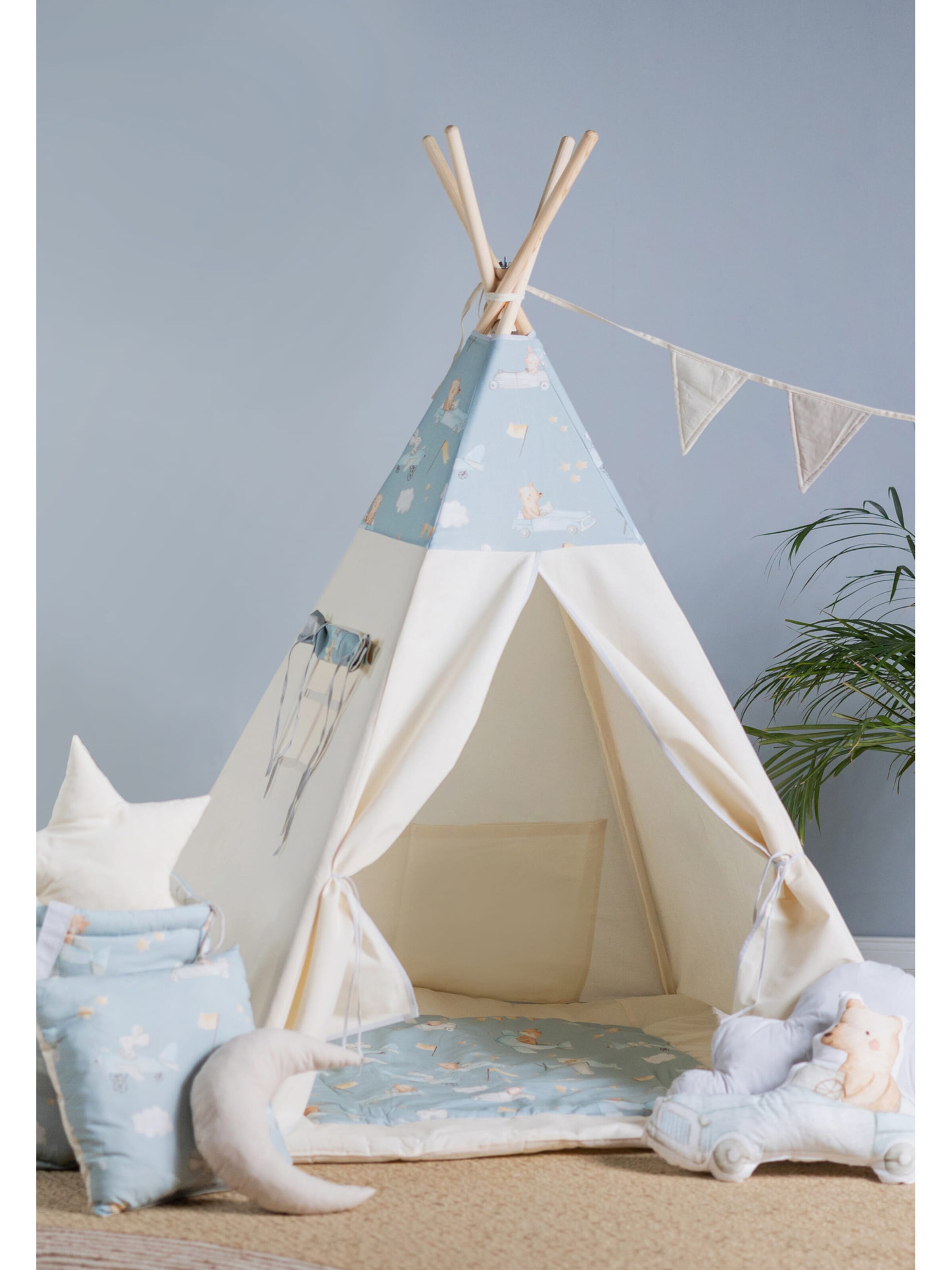 Sówka Design Zelt in Weiß