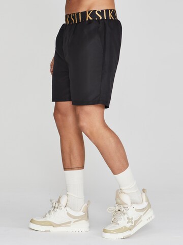 SikSilk Badeshorts in Schwarz