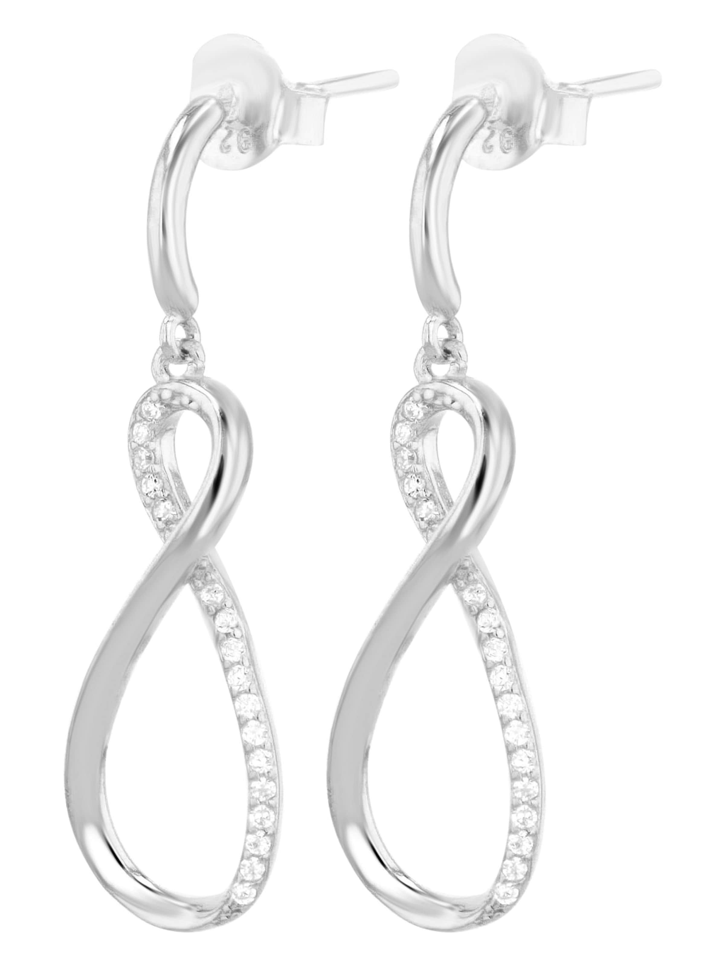 Akzent Ohrringe 'Vesa, 925 Sterlingsilber, langlebig'‌‌‌‌‌‌‌ in Silber