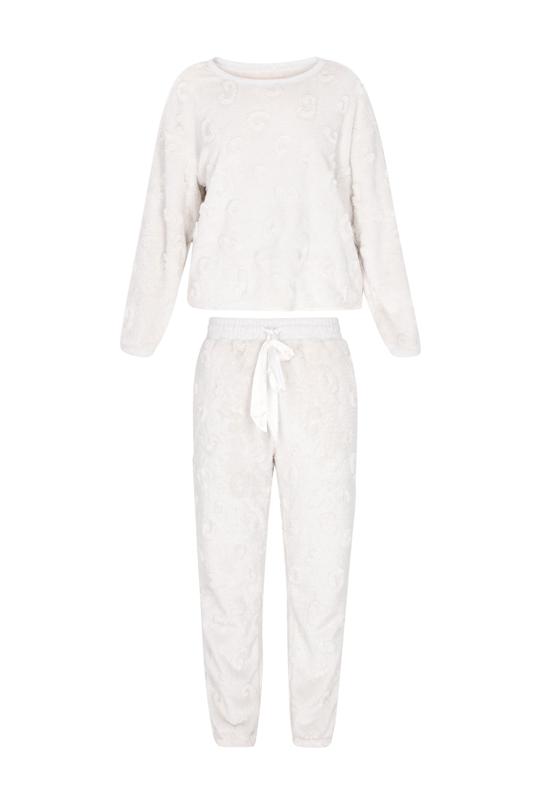 faina - Pijama en gris: frente