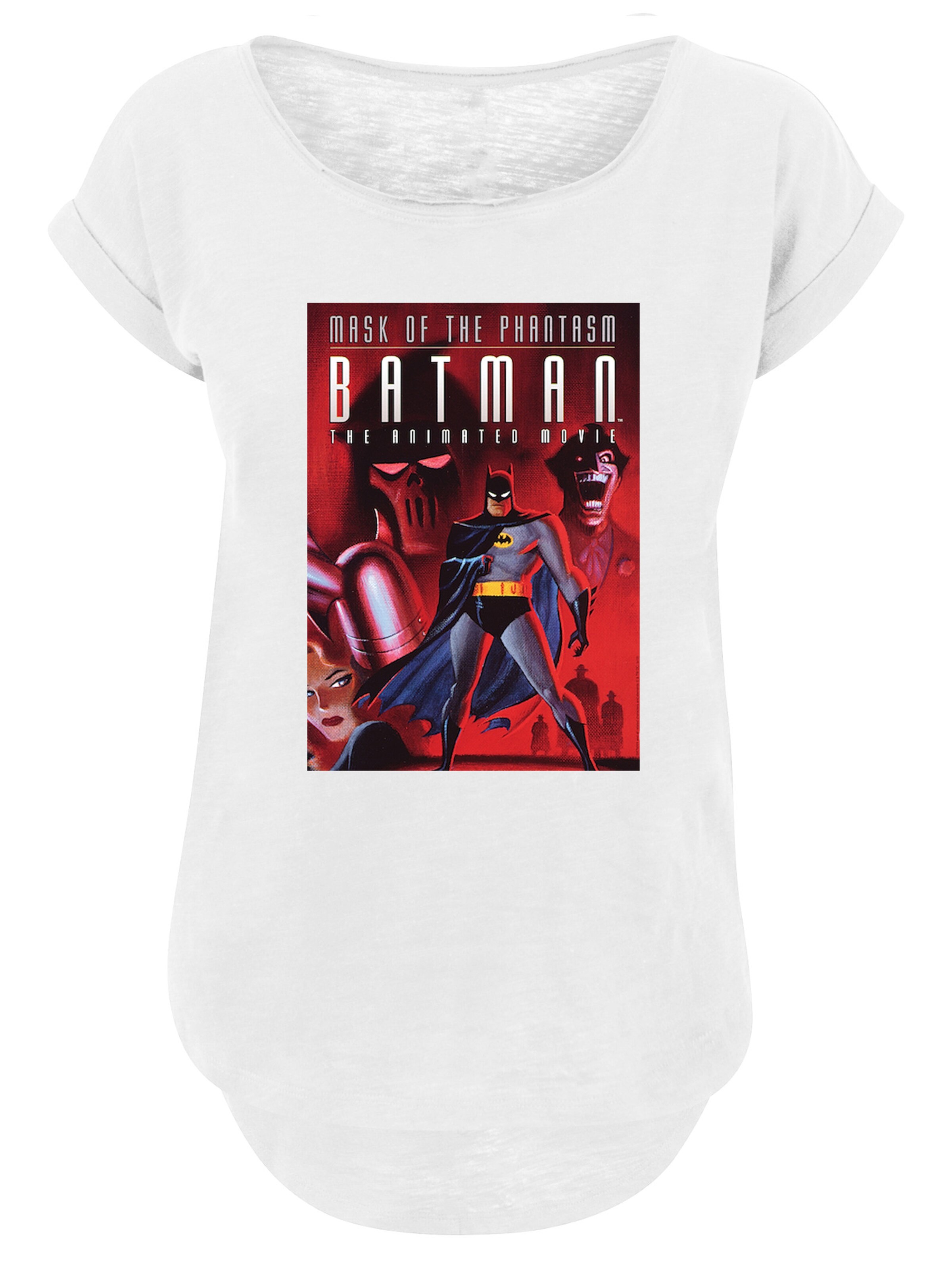 F4NT4STIC T-Shirt 'DC Comics Batman Mask Of The Phantasm' in Weiß: Vorderseite