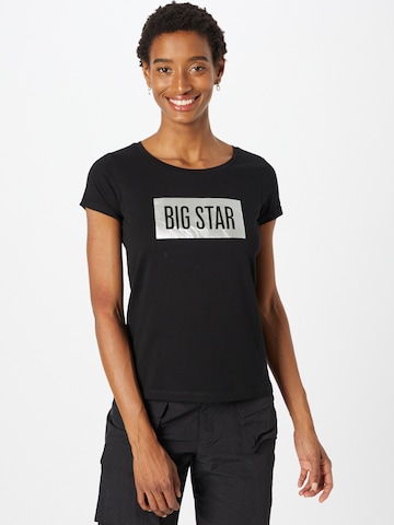 BIG STAR Shirt 'ONEIDASA' in Zwart: voorkant